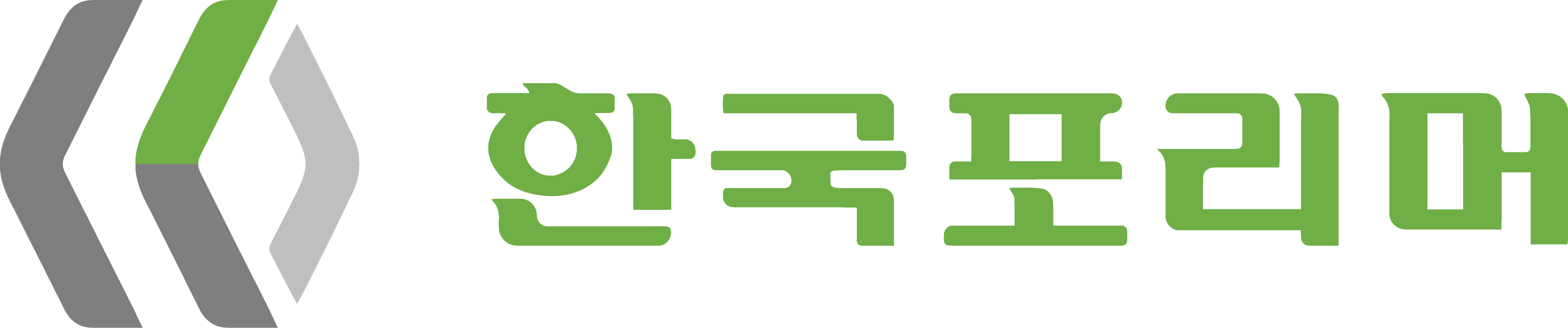 한국포리머 현재 로고